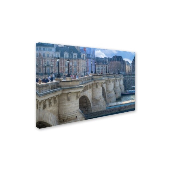 Cora Niele 'The Pont Neuf I' Canvas Art,12x19